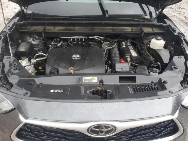 5TDGZRAH1LS010227 - 2020 TOYOTA HIGHLANDER XLE ნაცრისფერი ფოტო 12