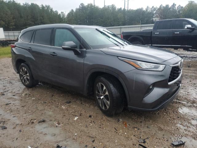 5TDGZRAH1LS010227 - 2020 TOYOTA HIGHLANDER XLE ნაცრისფერი ფოტო 4