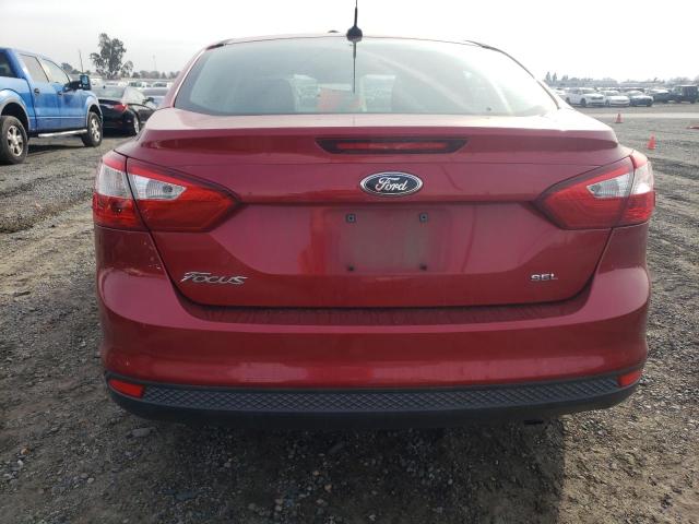 1FAHP3H24CL302518 - 2012 FORD FOCUS SEL RED photo 6