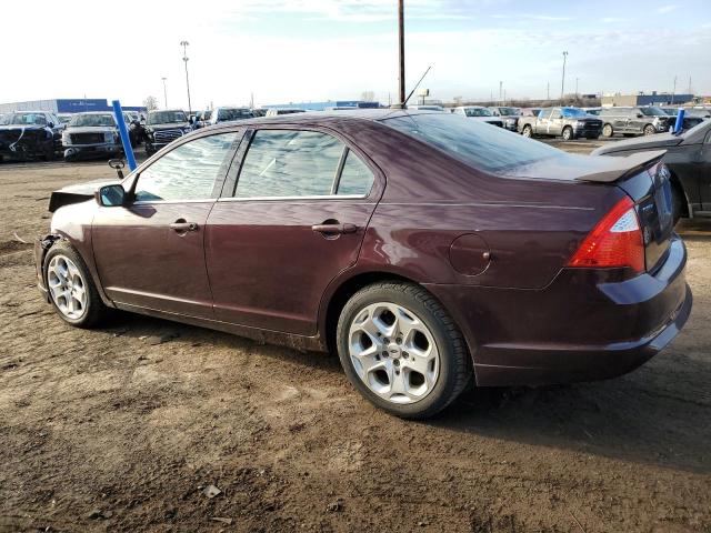 3FAHP0HA0BR210134 - 2011 FORD FUSION SE BURGUNDY photo 2