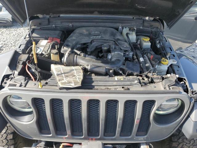 1C4HJXEG1JW224035 - 2018 JEEP WRANGLER U SAHARA GRAY photo 11
