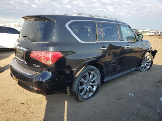 JN8AZ2NE8E9063428 - 2014 INFINITI QX80 BLACK photo 3