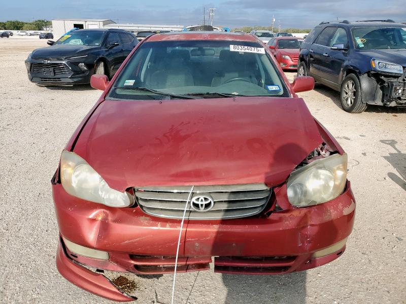 1NXBR32E03Z168352 - 2003 TOYOTA COROLLA CE 勃艮第红 照片 5