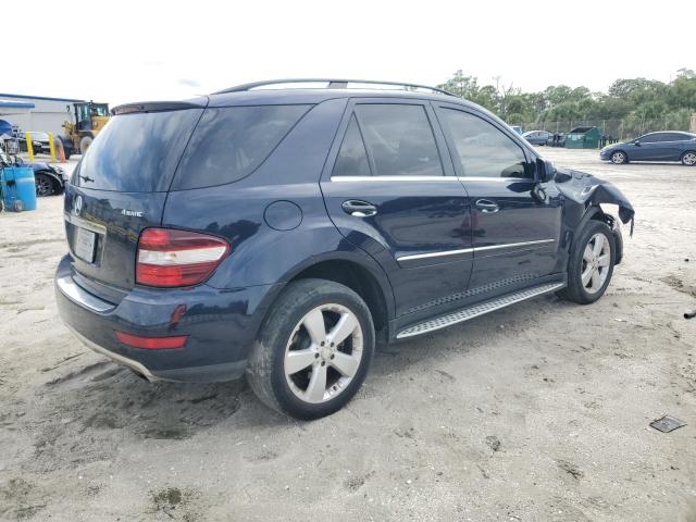 4JGBB8GBXAA564738 - 2010 MERCEDES-BENZ ML 350 4MATIC BLUE photo 3