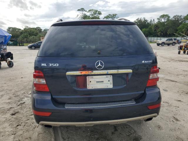 4JGBB8GBXAA564738 - 2010 MERCEDES-BENZ ML 350 4MATIC BLUE photo 6