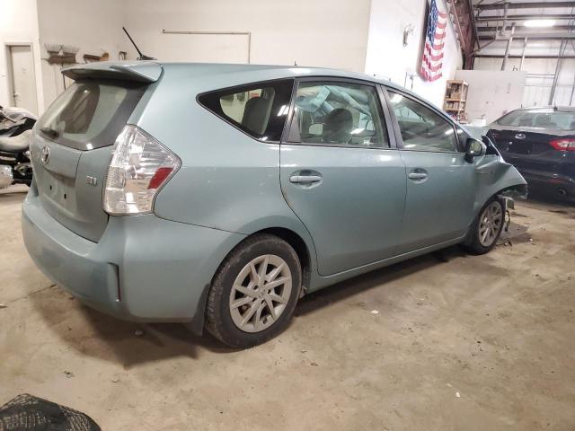 JTDZN3EU3D3247829 - 2013 TOYOTA PRIUS V TURQUOISE photo 3