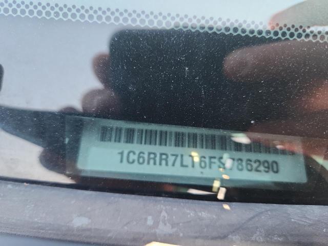 1C6RR7LT6FS786290 - 2015 RAM 1500 SLT BLACK photo 12