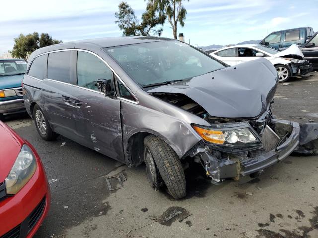 5FNRL5H27HB017389 - 2017 HONDA ODYSSEY LX GRAY photo 4