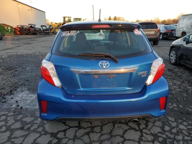 JTDKTUD30DD565830 - 2013 TOYOTA YARIS BLUE photo 6