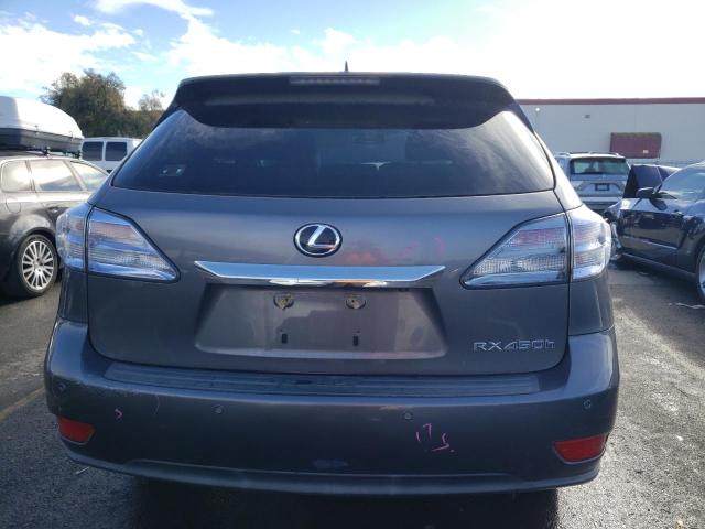 JTJZB1BA3C2407359 - 2012 LEXUS RX 450 GRAY photo 6