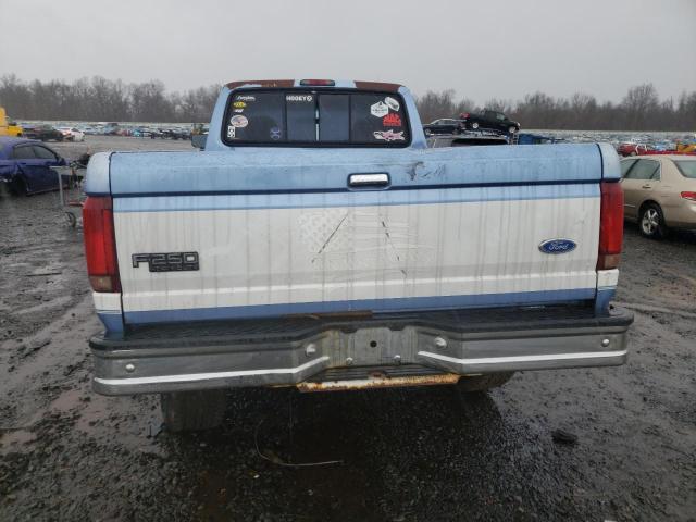 1FTHX26F9VEA91446 - 1997 FORD F250 BLUE photo 6