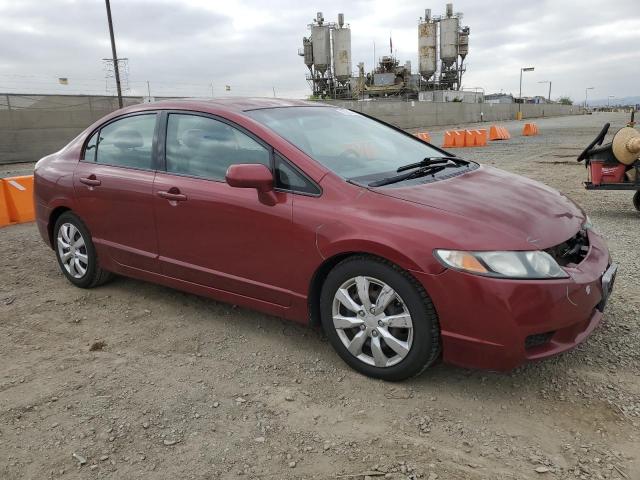 2HGFA1F52BH544158 - 2011 HONDA CIVIC LX 勃艮第红 照片 4