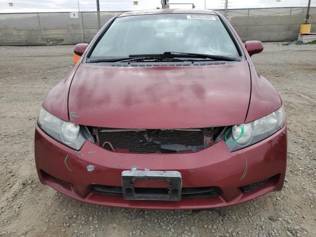 2HGFA1F52BH544158 - 2011 HONDA CIVIC LX 勃艮第红 照片 5