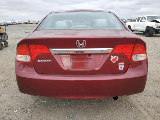 2HGFA1F52BH544158 - 2011 HONDA CIVIC LX 勃艮第红 照片 6