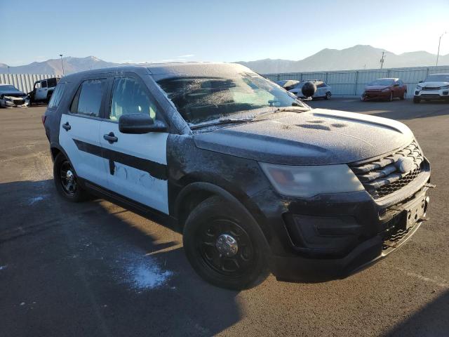 1FM5K8AR5GGB19462 - 2016 FORD EXPLORER POLICE INTERCEPTOR Weiß Foto 4