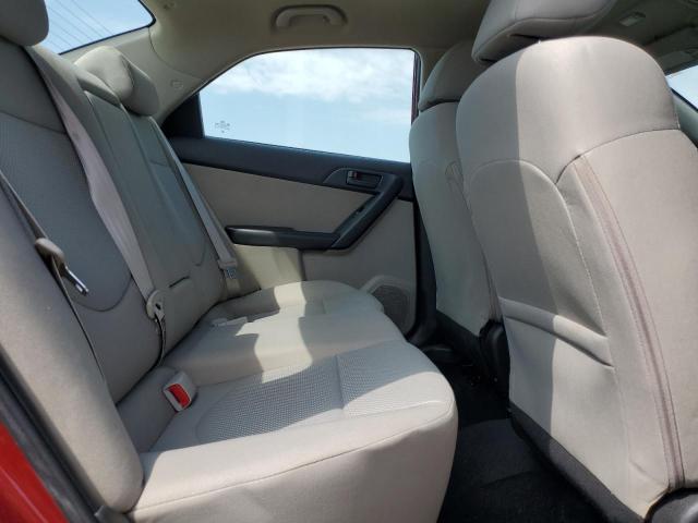 KNAFU4A25C5482233 - 2012 KIA FORTE EX წითელი ფოტო 10