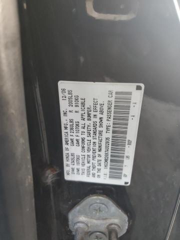 1HGCM82697A002935 - 2007 HONDA ACCORD EX BLACK photo 12