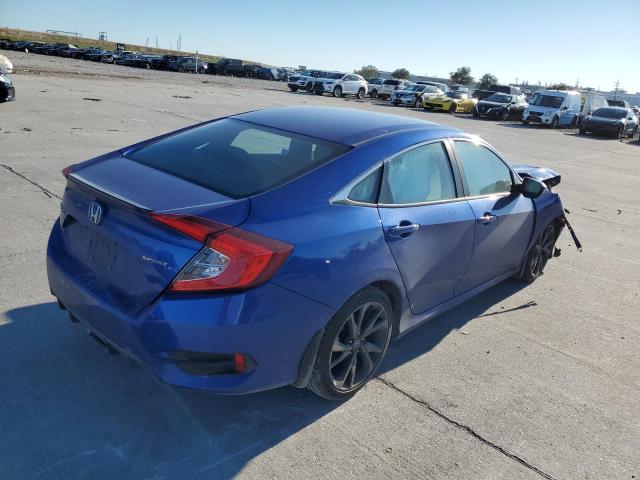 2HGFC2F83LH594319 - 2020 HONDA CIVIC SPORT BLUE photo 3