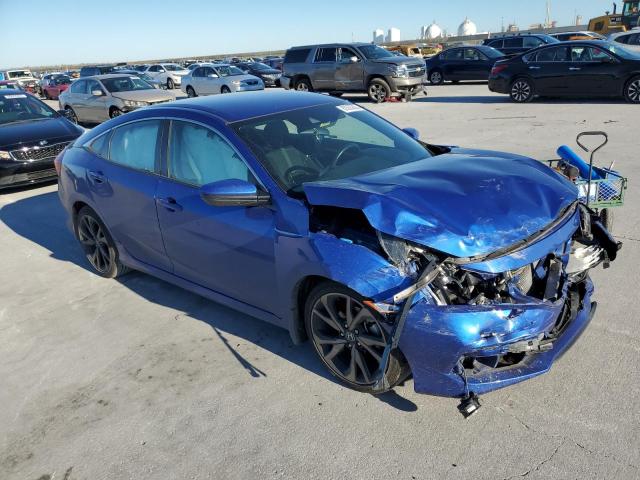 2HGFC2F83LH594319 - 2020 HONDA CIVIC SPORT BLUE photo 4