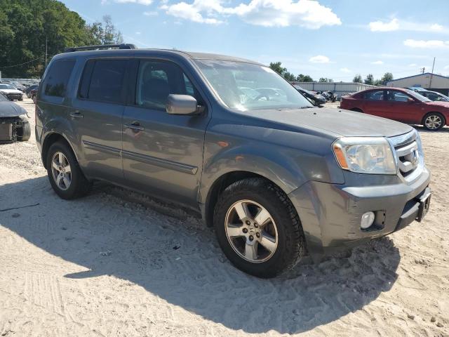 5FNYF3H6XBB031109 - 2011 HONDA PILOT EXL ნაცრისფერი ფოტო 4