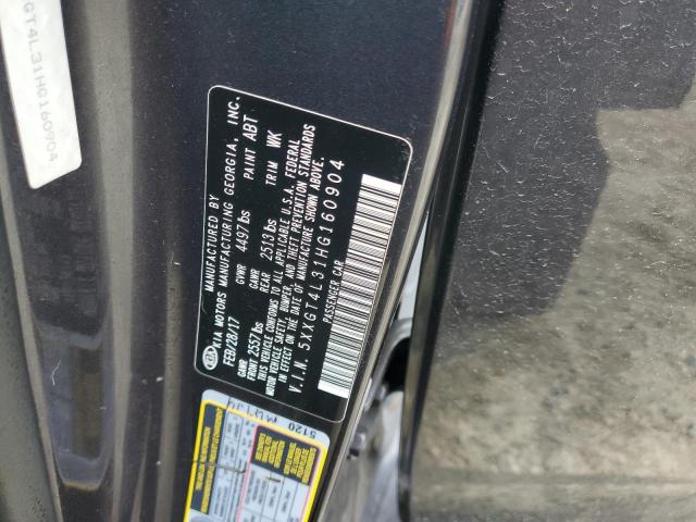 5XXGT4L31HG160904 - 2017 KIA OPTIMA LX GRAY photo 12