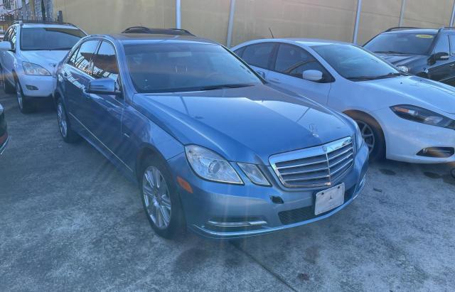 WDDHF8JB0CA554952 - 2012 MERCEDES-BENZ E 350 4MATIC BLUE photo 1