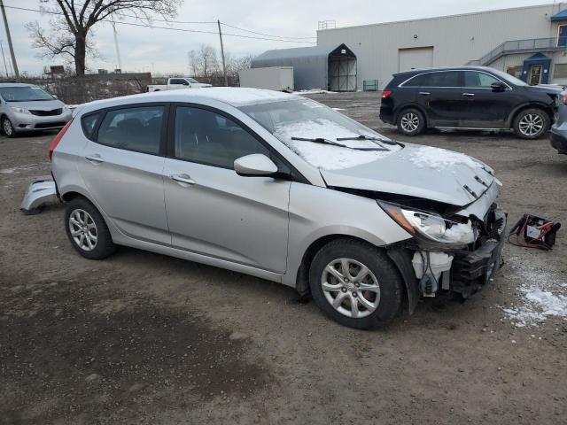 KMHCT5AE3EU157318 - 2014 HYUNDAI ACCENT GLS GRAY photo 4