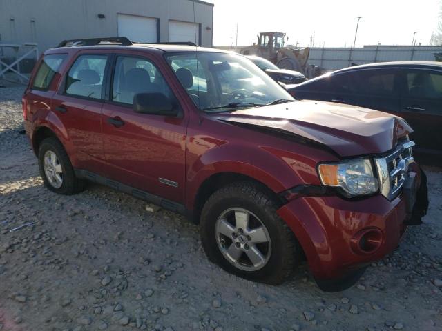 1FMCU02Z08KB77236 - 2008 FORD ESCAPE XLS RED photo 4