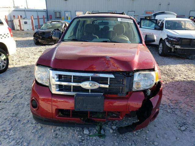 1FMCU02Z08KB77236 - 2008 FORD ESCAPE XLS RED photo 5