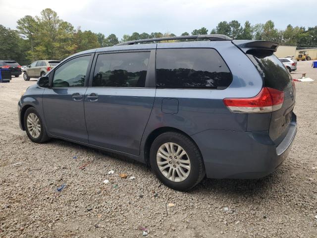 5TDYK3DC9ES525033 - 2014 TOYOTA SIENNA XLE 蓝色 照片 2
