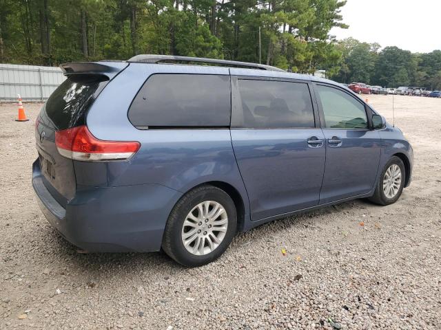 5TDYK3DC9ES525033 - 2014 TOYOTA SIENNA XLE 蓝色 照片 3