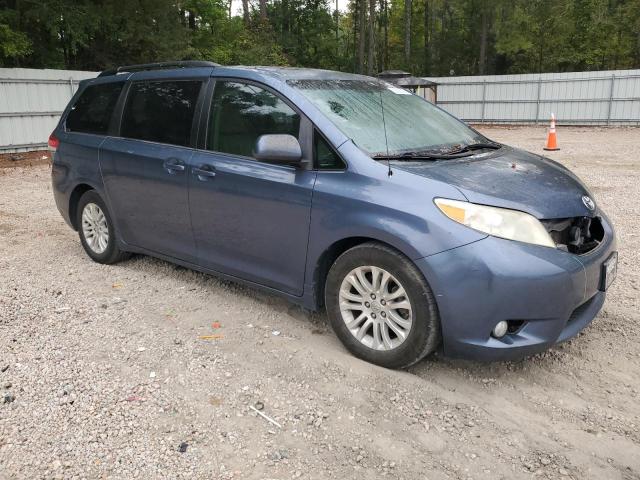 5TDYK3DC9ES525033 - 2014 TOYOTA SIENNA XLE 蓝色 照片 4