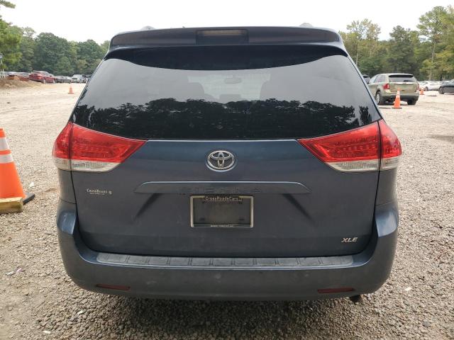 5TDYK3DC9ES525033 - 2014 TOYOTA SIENNA XLE 蓝色 照片 6
