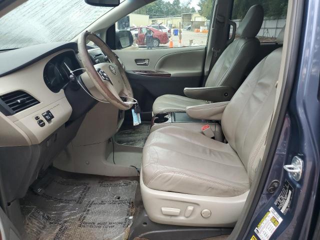 5TDYK3DC9ES525033 - 2014 TOYOTA SIENNA XLE 蓝色 照片 7