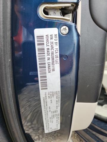 2C4RC1BG8MR601196 - 2021 CHRYSLER PACIFICA TOURING L BLUE photo 13