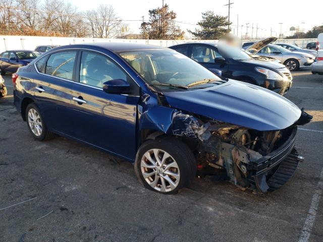 3N1AB7AP1JY226755 - 2018 NISSAN SENTRA S BLUE photo 4