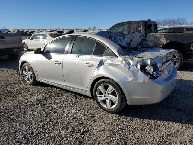 1G1P75SZ5E7112707 - 2014 CHEVROLET CRUZE SILVER photo 2