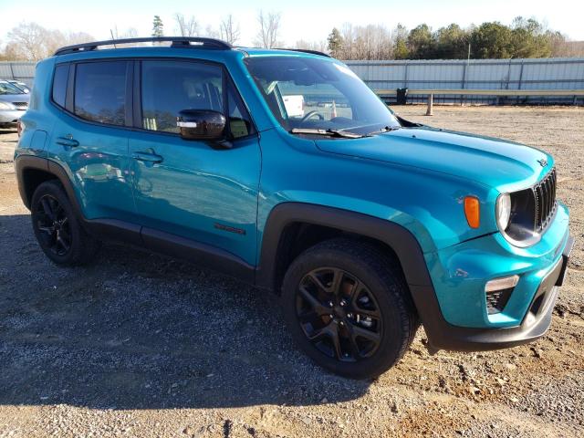 ZACNJDE12NPN48947 - 2022 JEEP RENEGADE ALTITUDE TURQUOISE photo 4