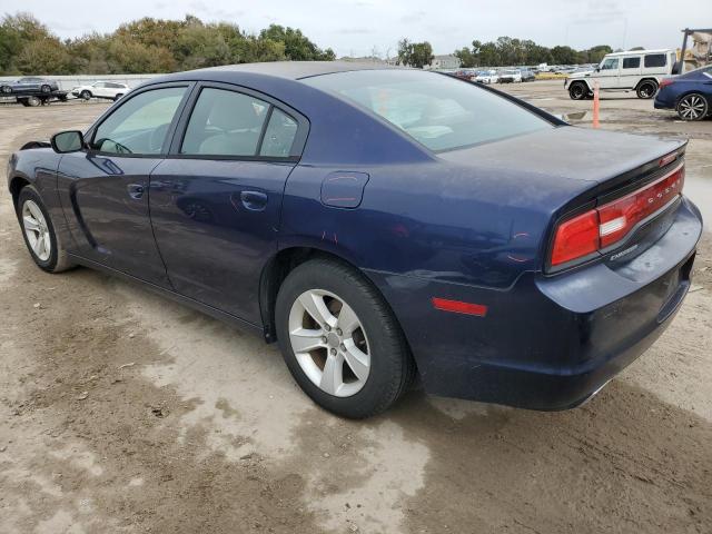 2C3CDXBG8EH213970 - 2014 DODGE CHARGER SE BLUE photo 2