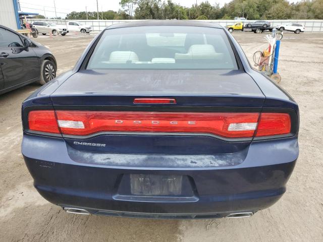 2C3CDXBG8EH213970 - 2014 DODGE CHARGER SE BLUE photo 6