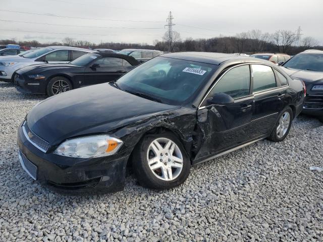 2G1WG5E30D1100169 - 2013 CHEVROLET IMPALA LT BLACK photo 1