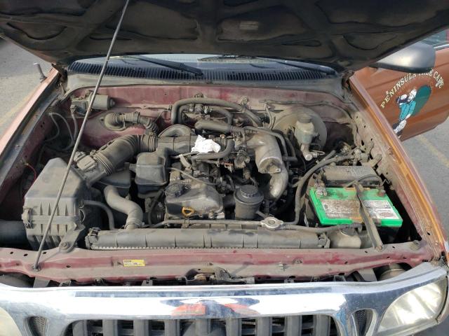 5TENL42N42Z882337 - 2002 TOYOTA TACOMA ORANGE photo 11