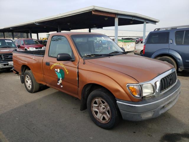 5TENL42N42Z882337 - 2002 TOYOTA TACOMA ORANGE photo 4