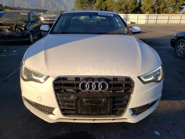 WAUCFAFR0EA053111 - 2014 AUDI A5 PREMIUM WHITE photo 5