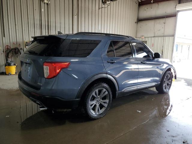 1FMSK8DH5MGA66067 - 2021 FORD EXPLORER XLT Bleu photo 3