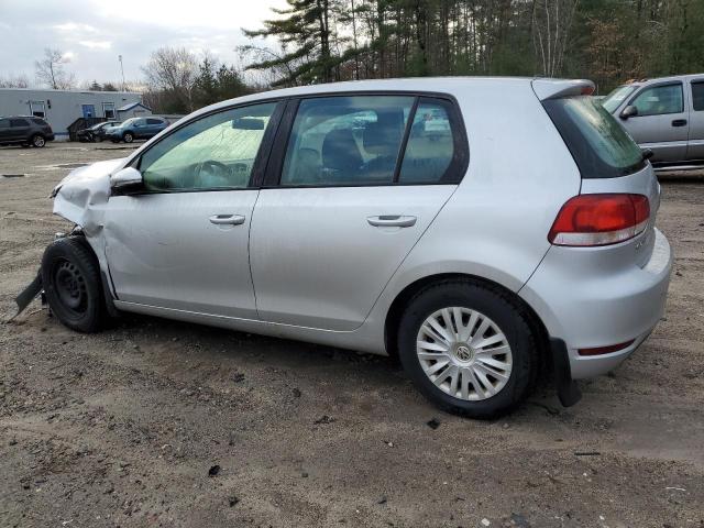 WVWDB7AJ9DW137646 - 2013 VOLKSWAGEN GOLF SILVER photo 2