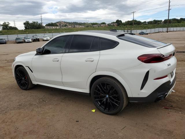 5UXCY4C07M9E05557 - 2021 BMW X6 SDRIVE 40I WHITE photo 2