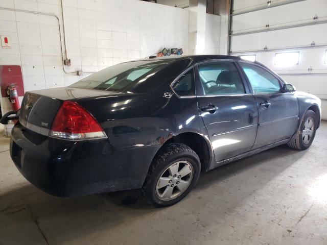 2G1WT58K089254743 - 2008 CHEVROLET IMPALA LT BLACK photo 3