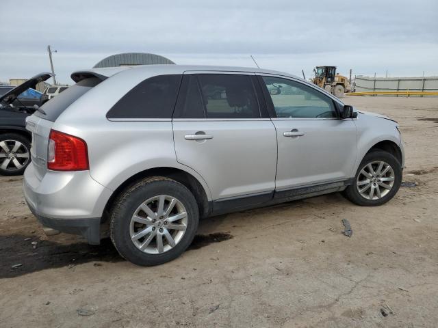 2FMDK4KC4CBA09342 - 2012 FORD EDGE LIMITED SILVER photo 3