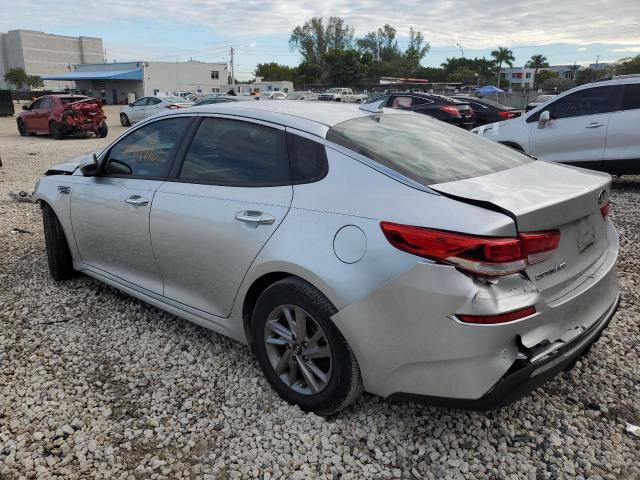 5XXGT4L32KG346295 - 2019 KIA OPTIMA LX SILVER photo 2